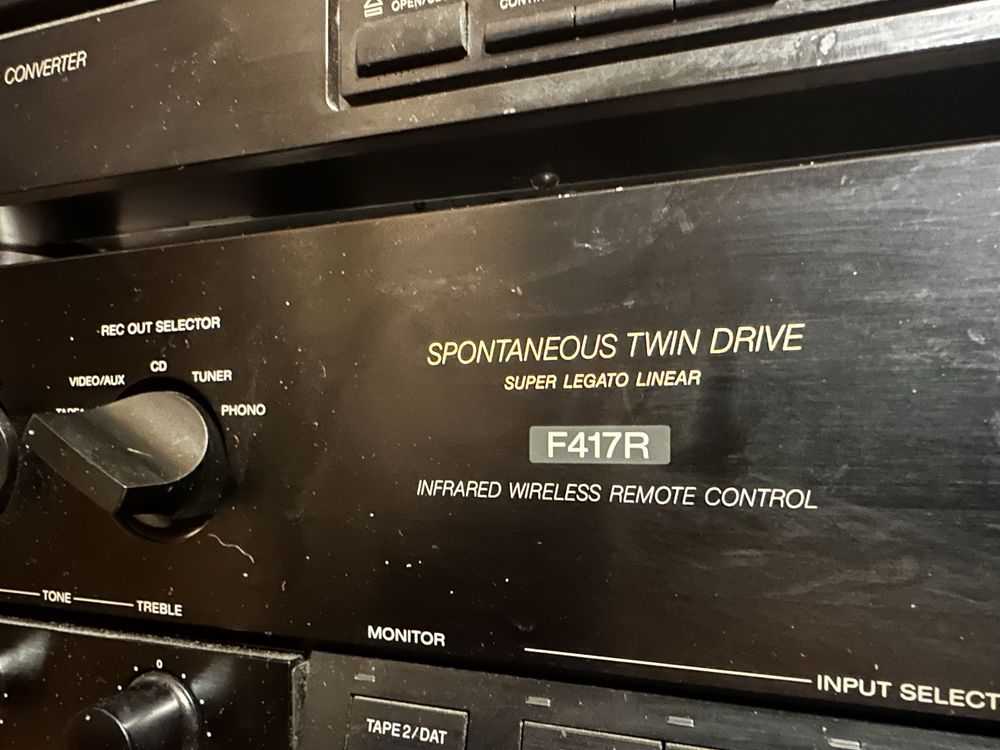 Zestaw Hi-Fi Audio wzmacniacz Sony TA-F417R plus CD CDP-297