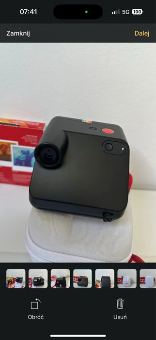 Aparat Polaroid Go black czarny etui filtry