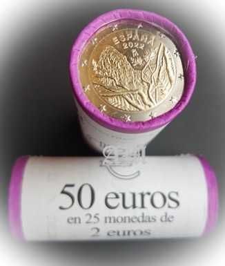 Espanha 2€ Rolo de moedas Parque Nacional Garajonay