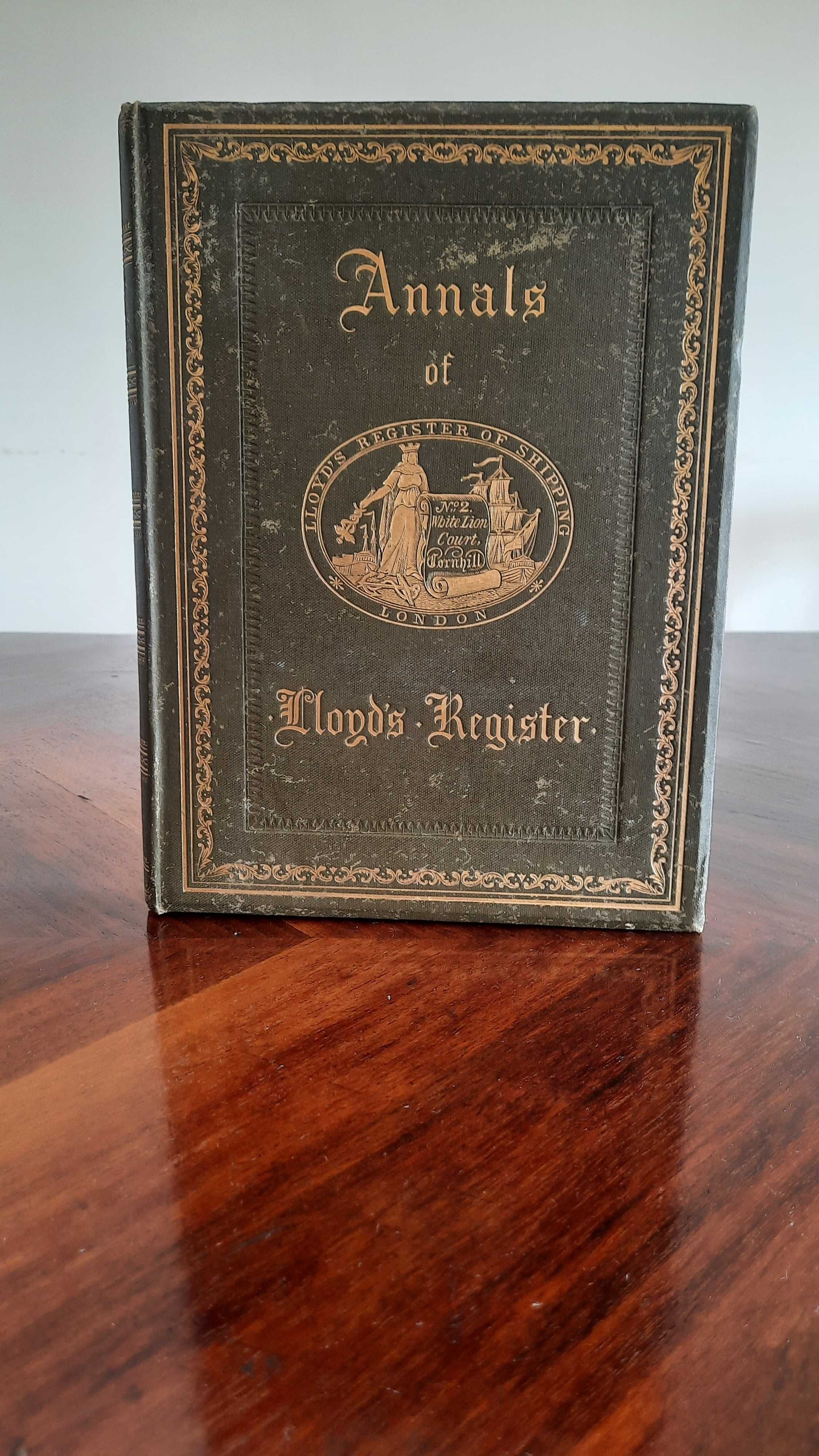 LIVRO Séc. XIX - ANNALS of Loyd's Register of Shipping 1884 - 50th an.