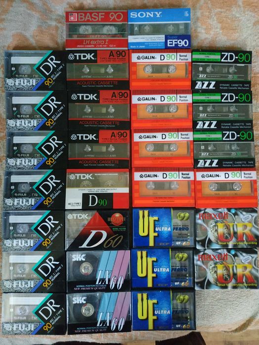 Аудиокассеты 29 шт одним лотом большинство Япония,только вместе всё.