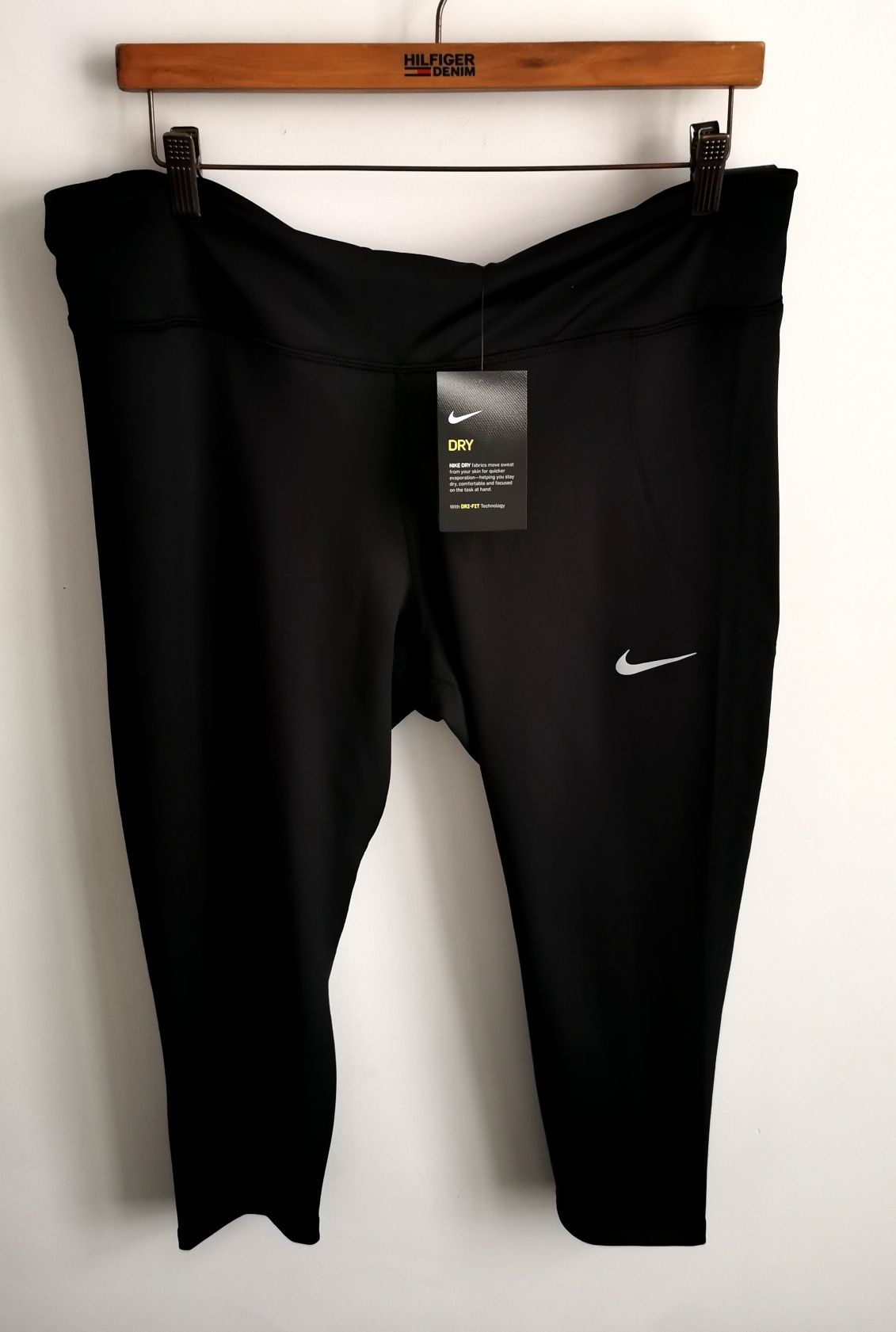 Nike legginsy sportowe damskie logowane wyższy stan NOWE XXL