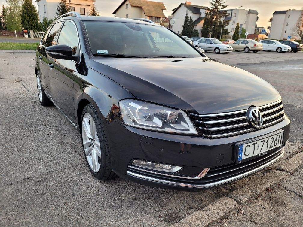 Vw Passat 2.0 TDI 170 KM HIGHLINE Webasto DCC Skóra Panorama Hak Ledy