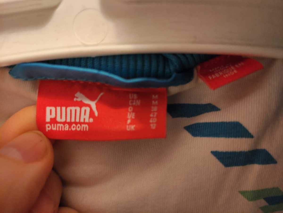 Kurtka wiosenna Puma rozmiar M, niebieska turkusowa 38