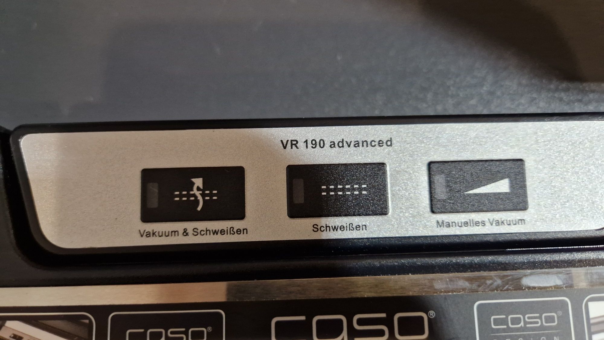 Вакуматор вакуумний пакувальник Caso VR190 advanced