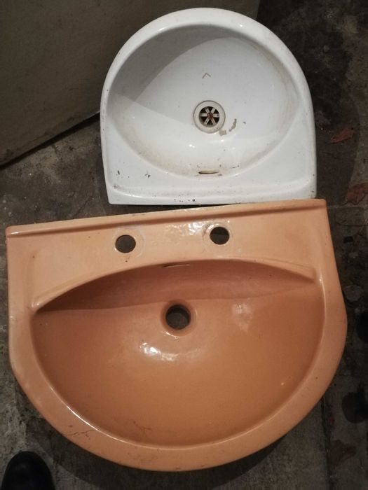 Umywalka konglomerat 60 cm x 49 cm i ceramiczne