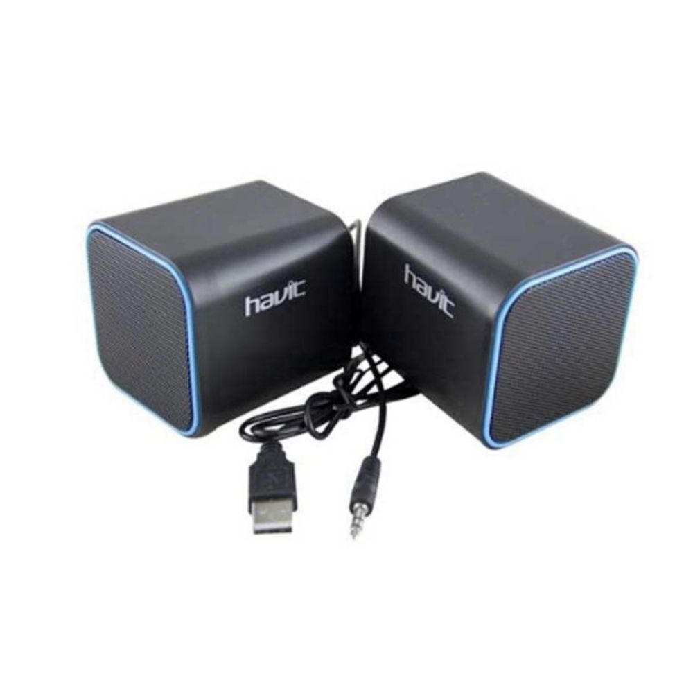 Колонки 2.0 Havit HV-SK473 black/blue