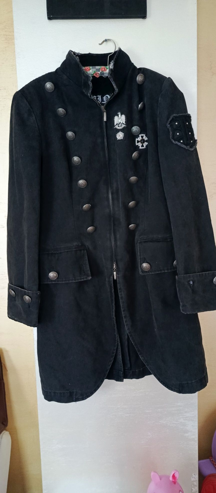 Dżinsowy płaszcz Philipp Plein