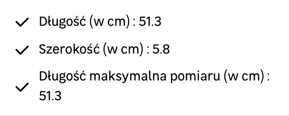 Listwa pod piekarnik