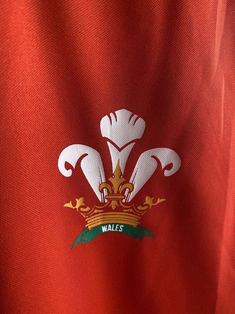 Koszulka t-shirt Welsh Rugby Union r. S + czapka Walia WRU