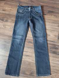 Spodnie dżinsowe 158/164 z regulacją w pasie