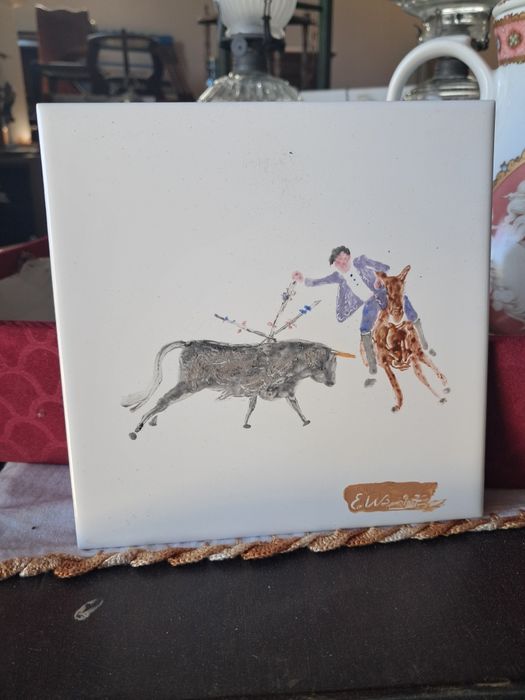 Azuleijos antigos tauromaquia  antigos