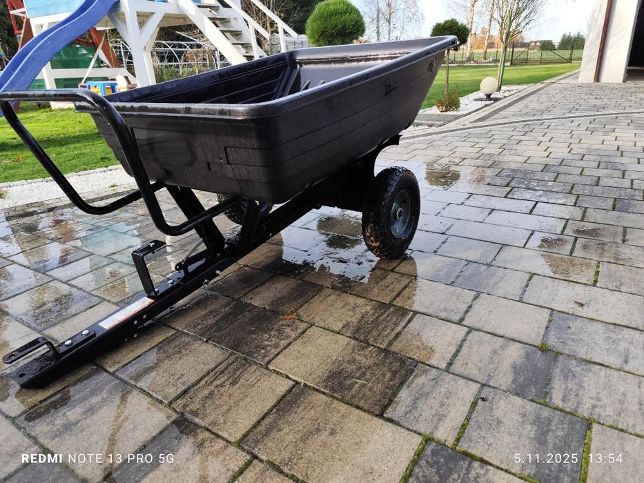 Przyczepka do traktorka kosiarki quada