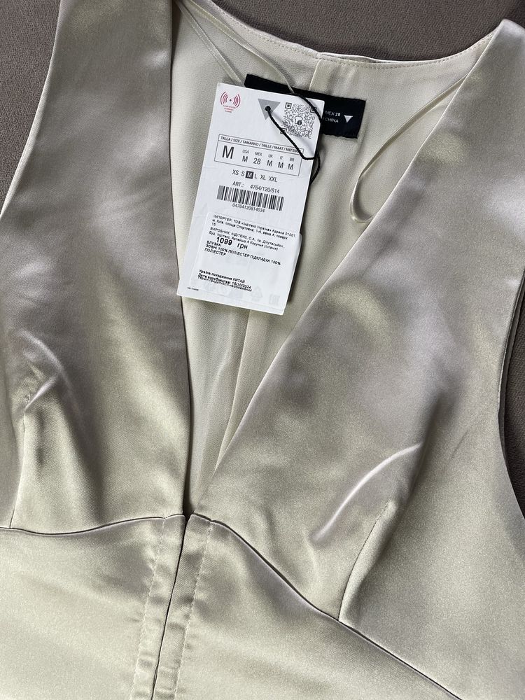 Топ майка жіноча футболка zara блуза
