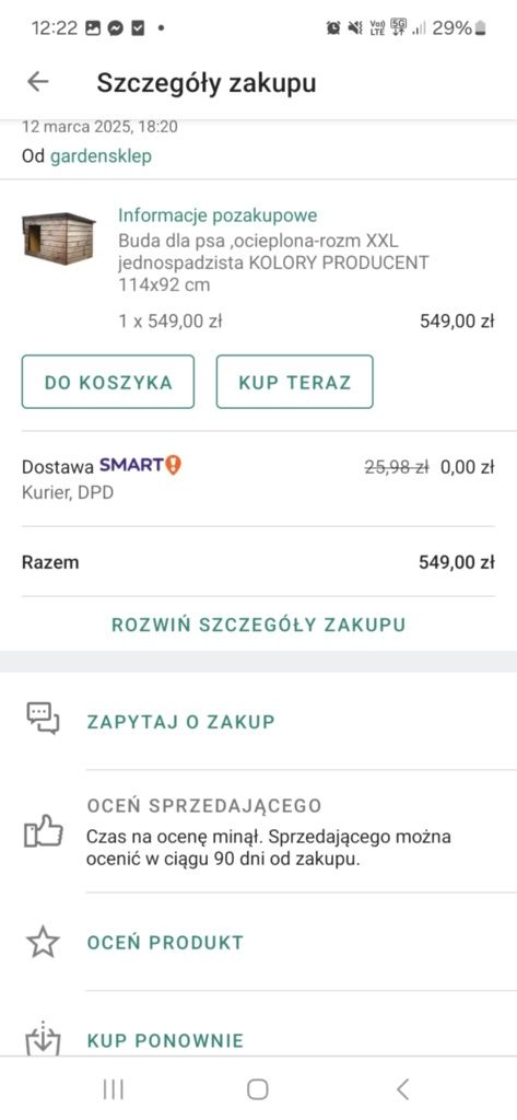 Sprzedam budę dla psa