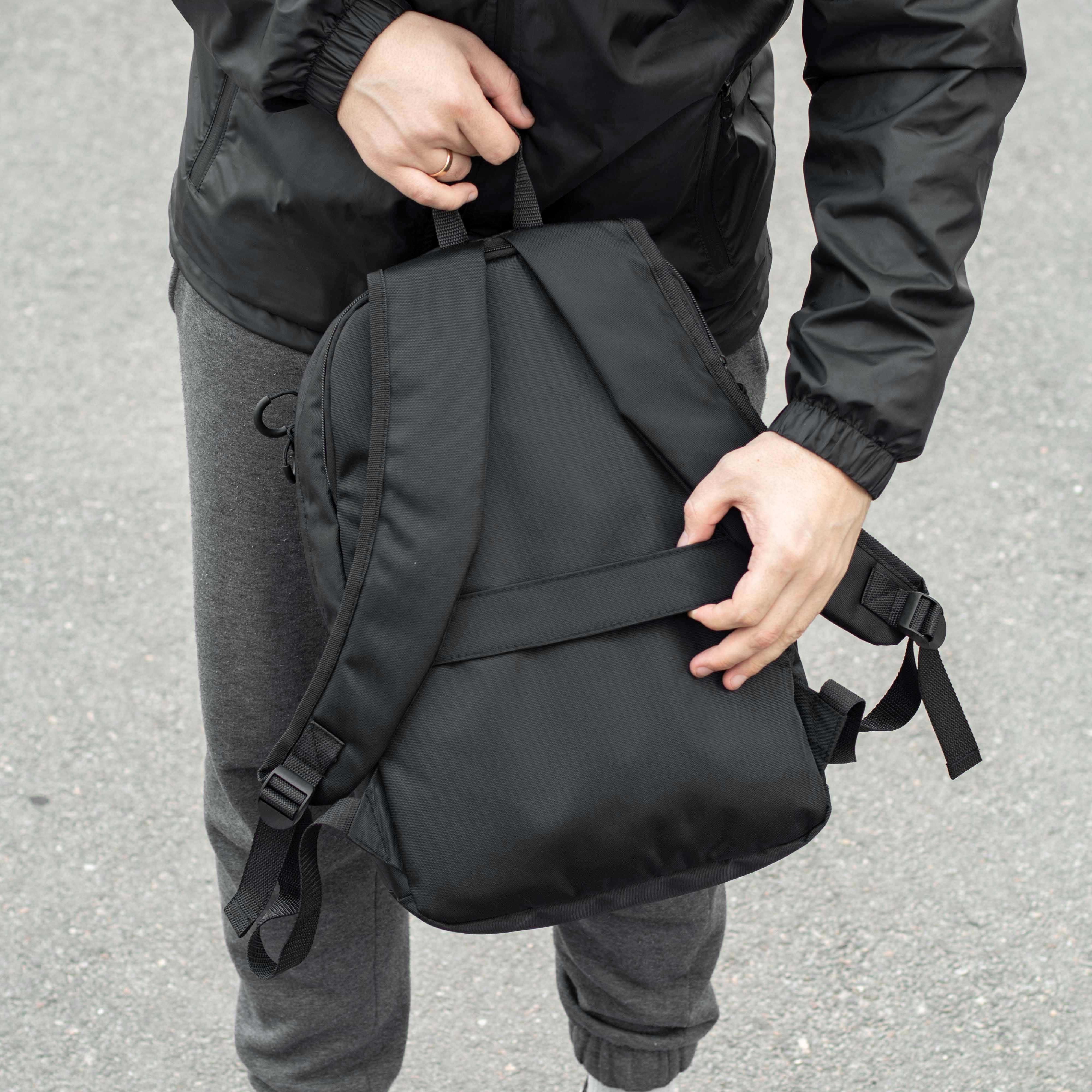Спортивний рюкзак The North Face Bronx чорний тканинний норд фейс