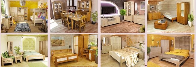 Szafa drewniana sosnowa II 2D/3S producent mebli