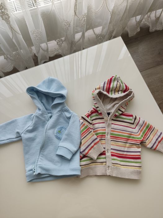 Кофтинки дитячі  з капішончиком на 3 міс