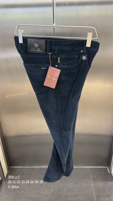 Джинси Loro Piana чоловічі вельветові джинси лоро піана чоловічі