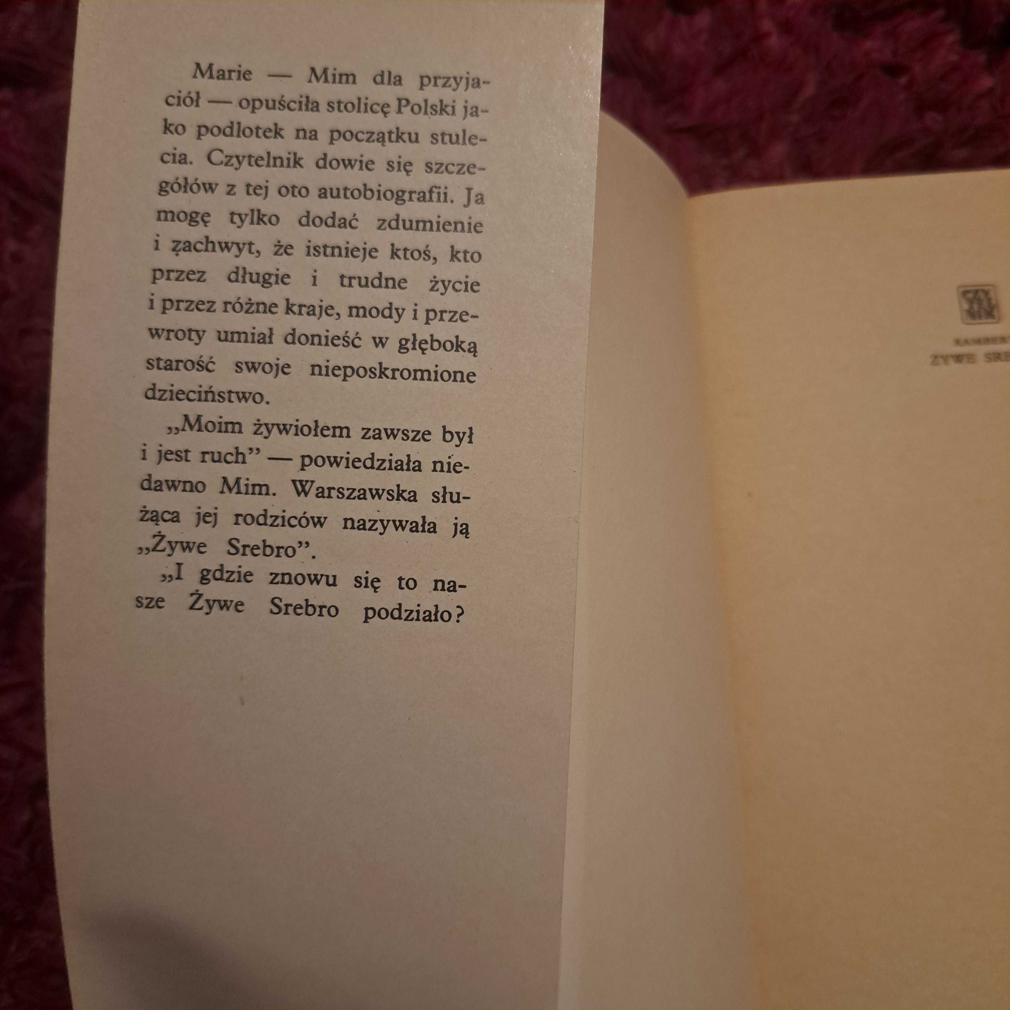 "Żywe Srebro" Marie Rambert – Autobiografia Pełna Pasji i Tańca