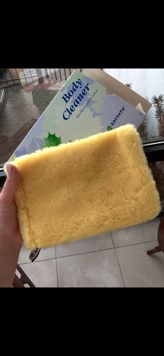 Raypath żòłta duża rękawica body cleaner do masażu i peelingu