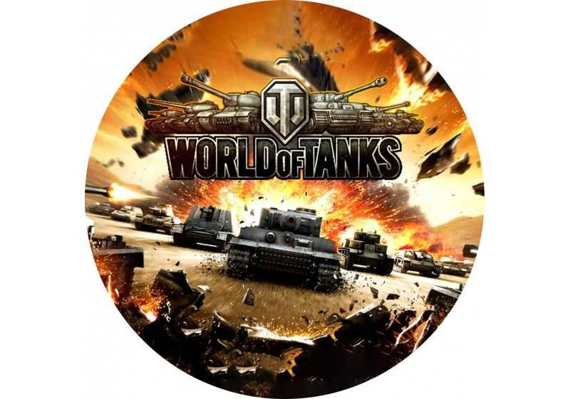 opłatek na tort world of tanks 20cm