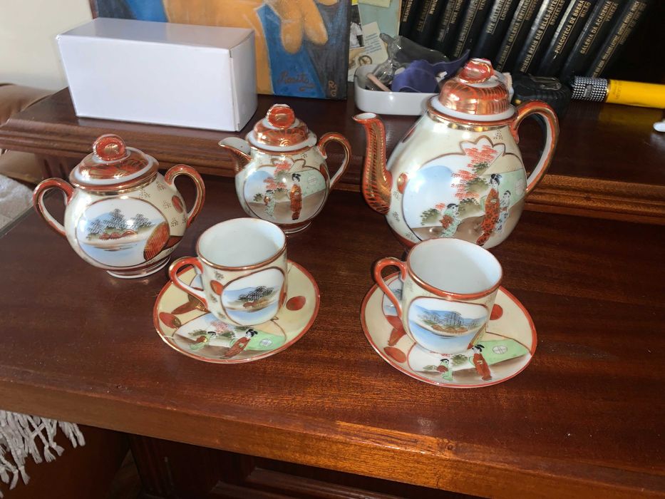 TÊTE À TÊTE ANTIGO PARA CAFÉ EM PORCELANA CHINESA