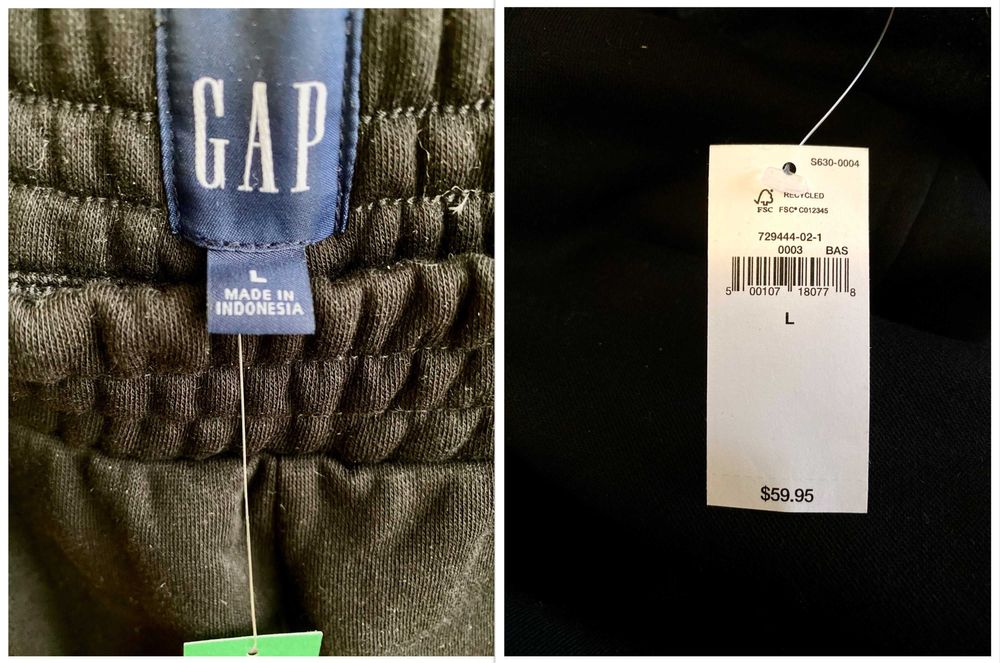 Нові м'які спортивні штани з широкими штанинами GAP