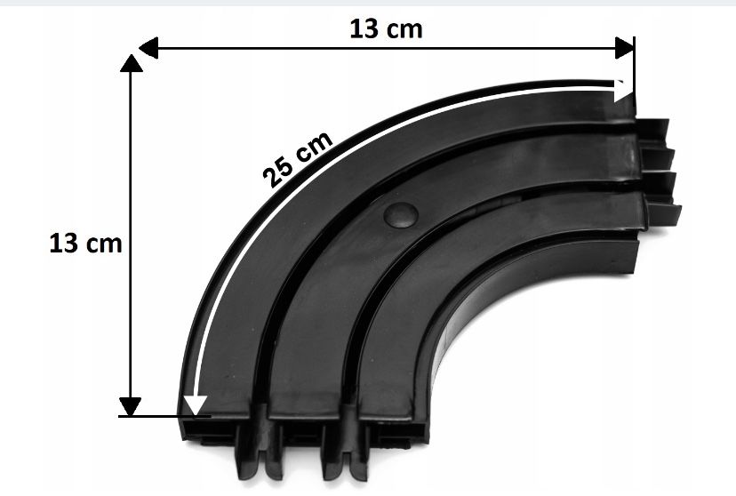 Czarny karnisz szyna sufitowa 135 cm 2szt karnisz 270cm z maskownica