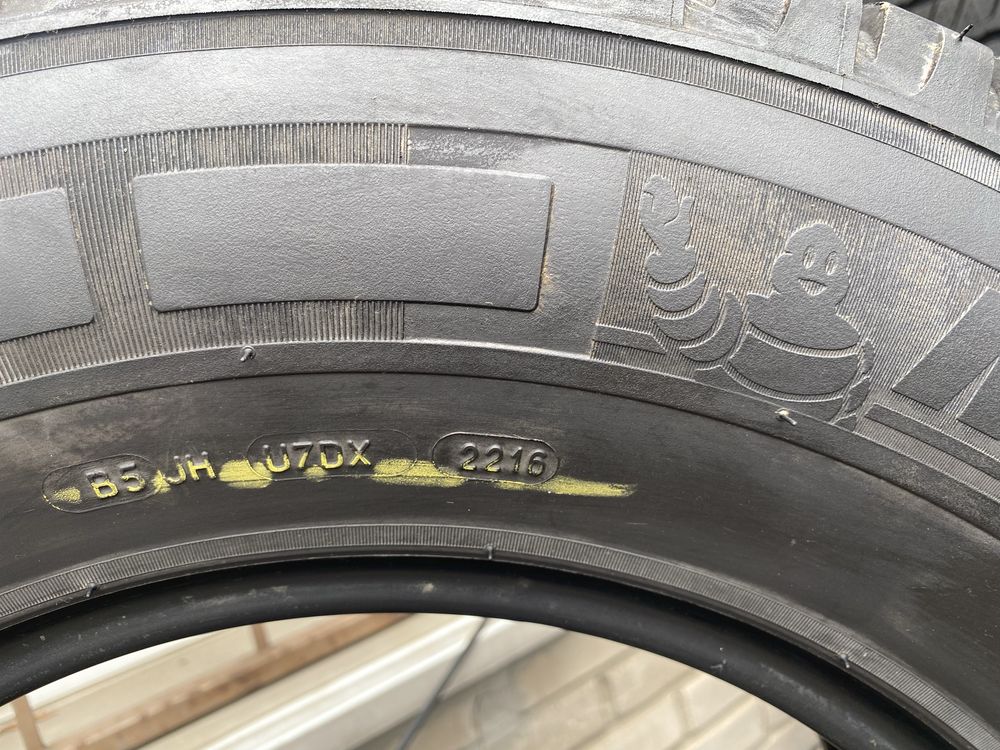 2 szt.para opony letnie 225/75R16CP  Michelin Agilis Camping 16r.6mm