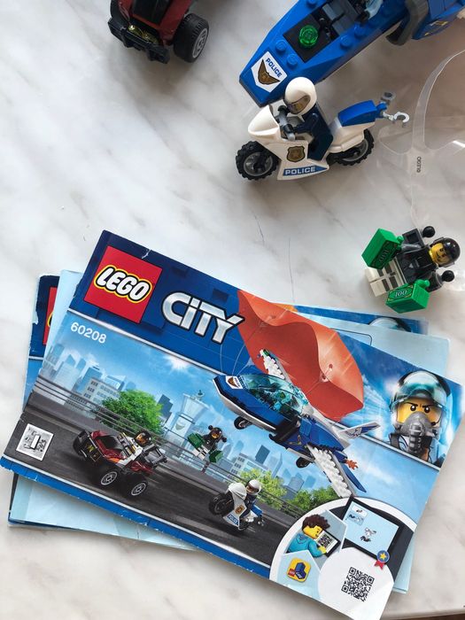 Лего сити 60208 Воздушная полиция арест парашютиста