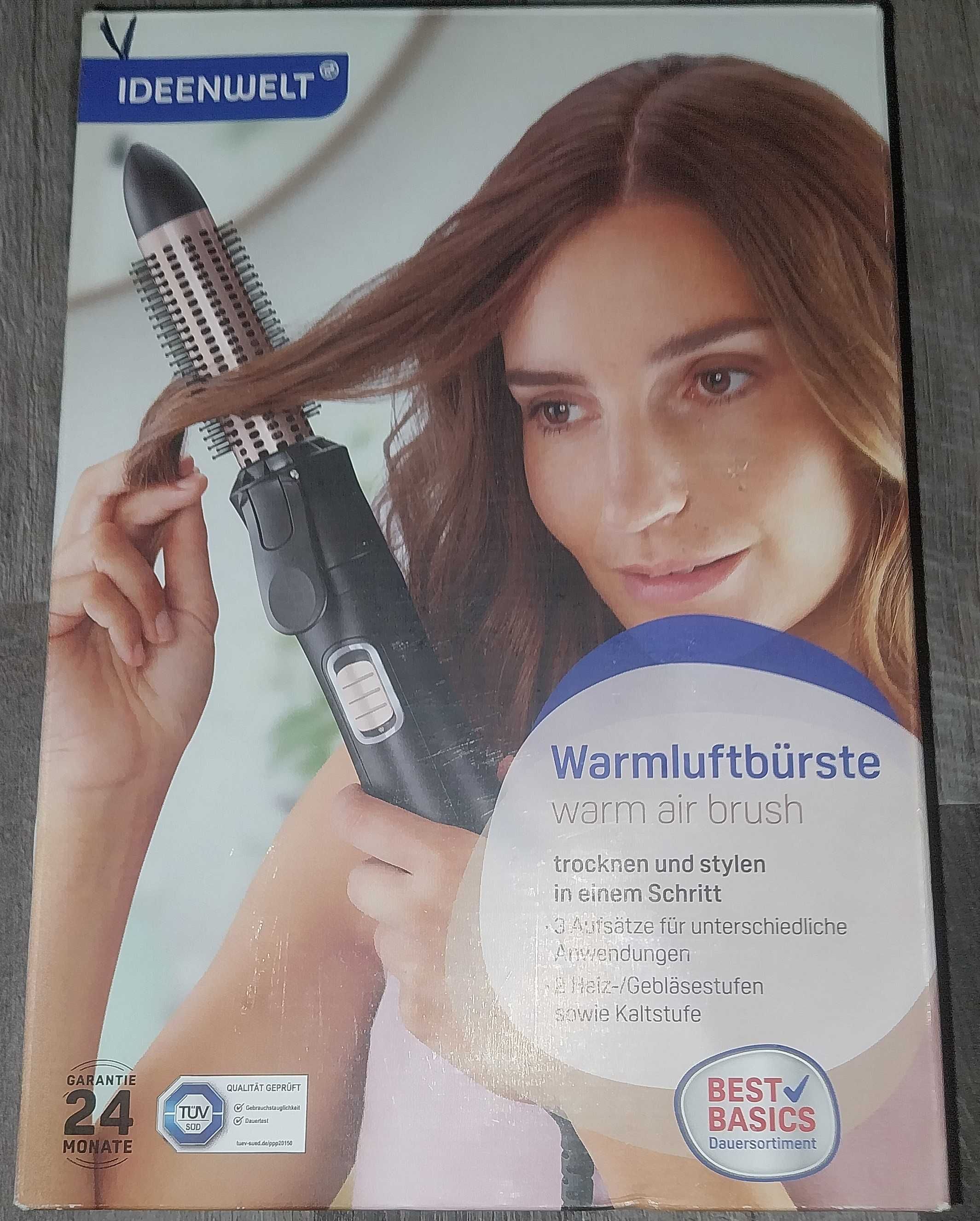 Suszarka Szczotko  Ideenwelt, 600W, 3 końcówki