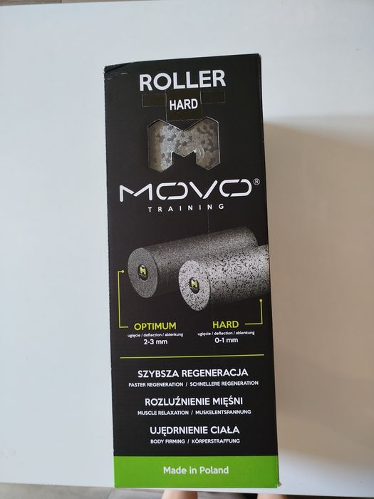 Movo Roller Hard - wałek do masażu 35x13 cm