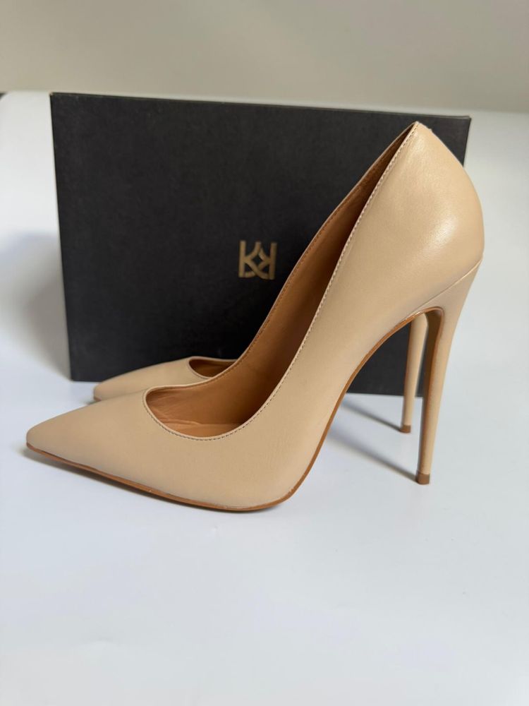 Nowe Szpilki KAZAR NEW NATALIE-02 beżowe 40