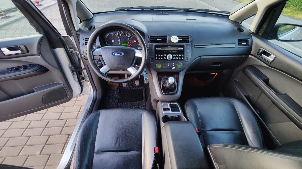 Ford Focus C-Max 1.6tdci 2003r Ghia skóry