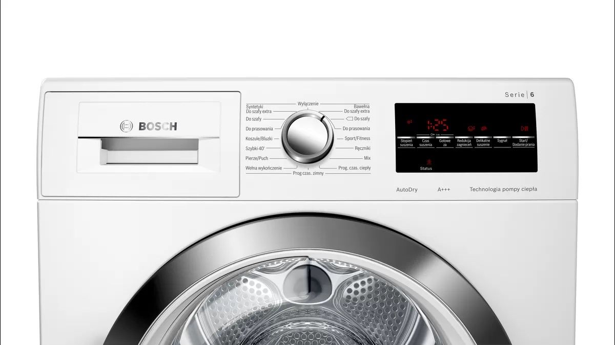 Сушка з тепловим насосом Bosch WTR87TW0PL