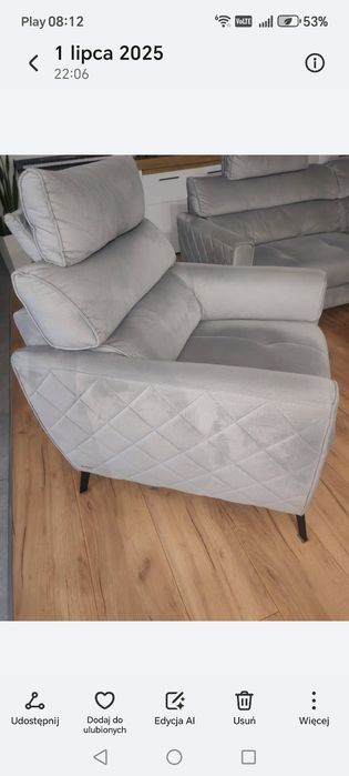 Kanapa  3 osobowa+fotel
