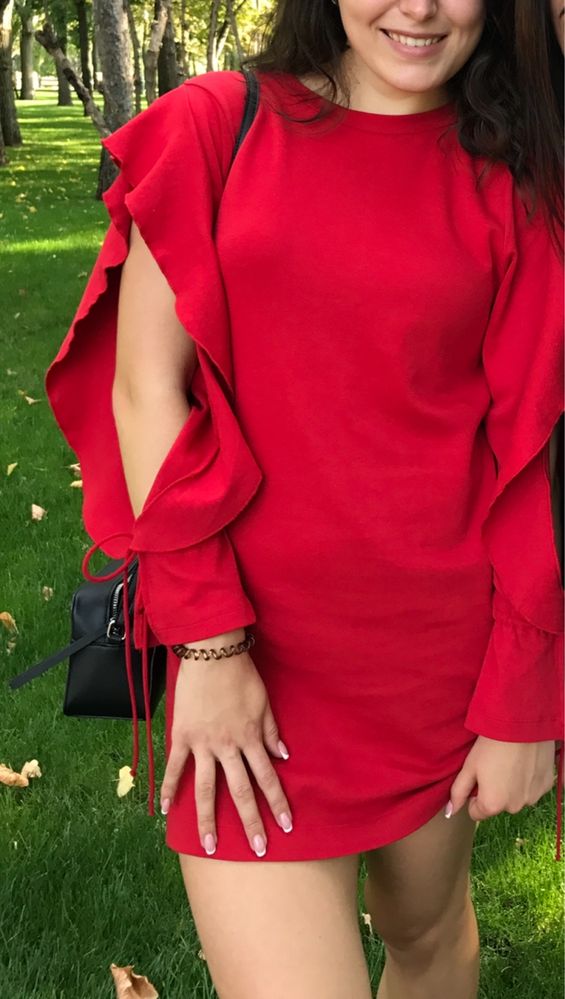 Сукня Zara червона