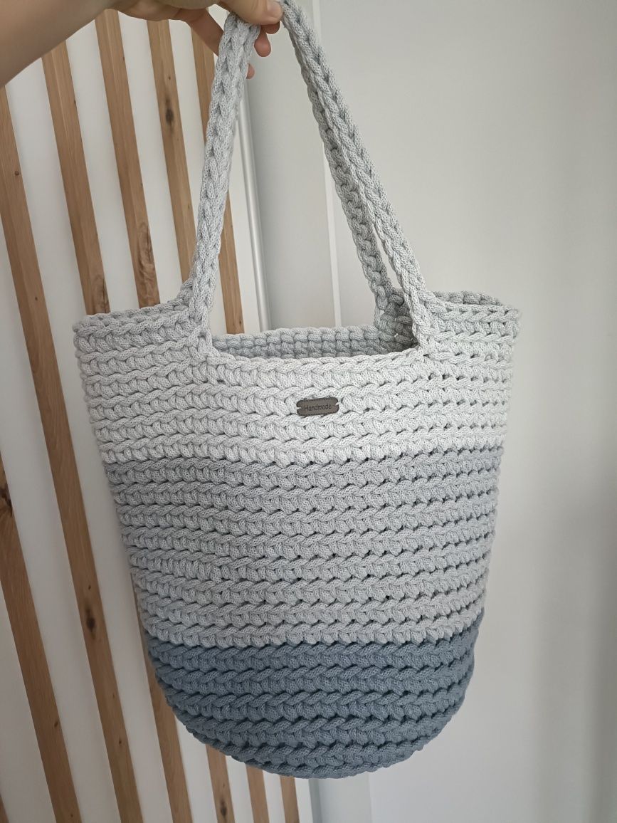 Torebka ze sznurka handmade