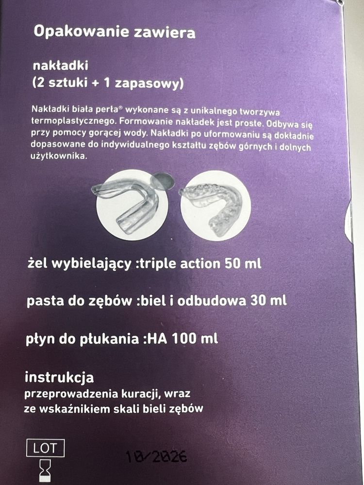 Biała Perla, zestaw do wybielania zębów w domu