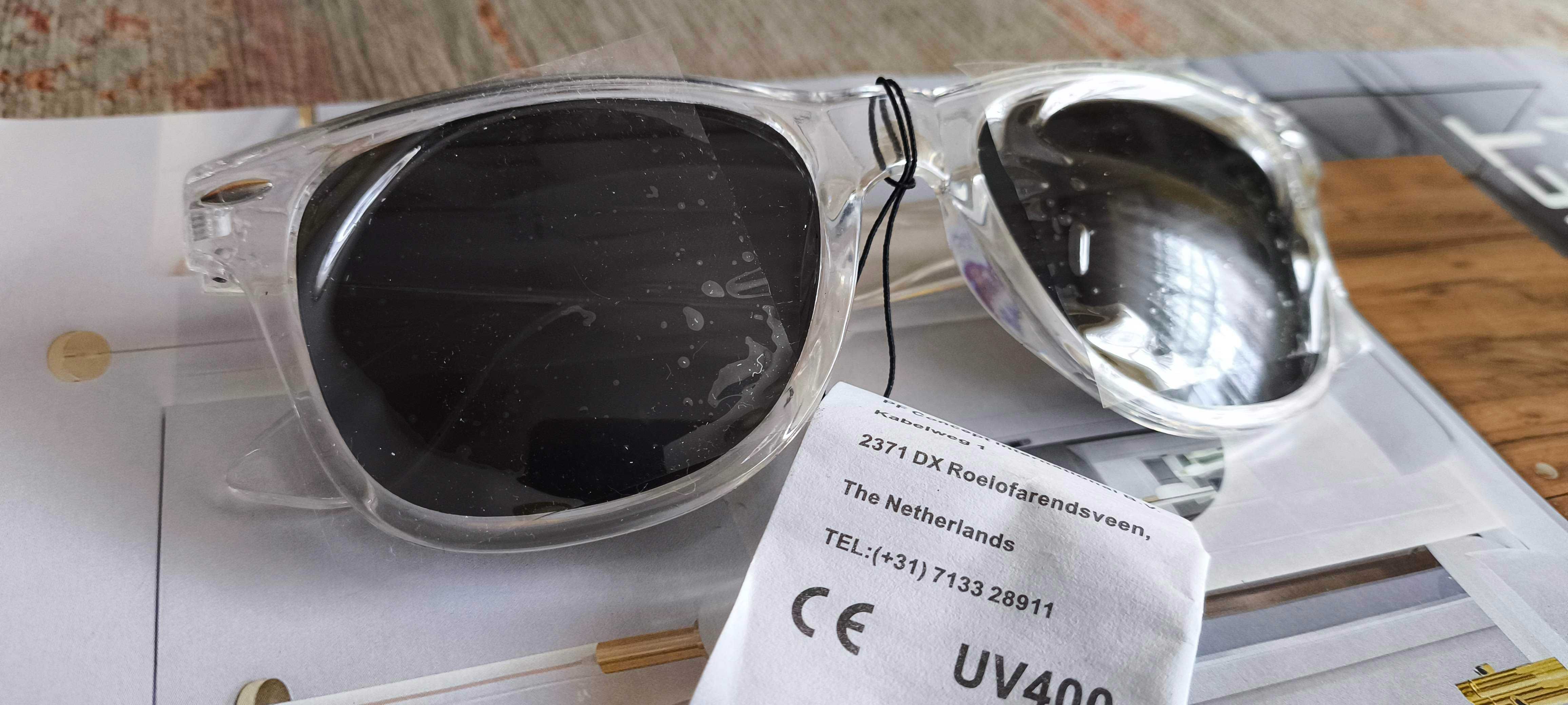 Nowe okulary przeciwsłoneczne UV400 made in Netherlands