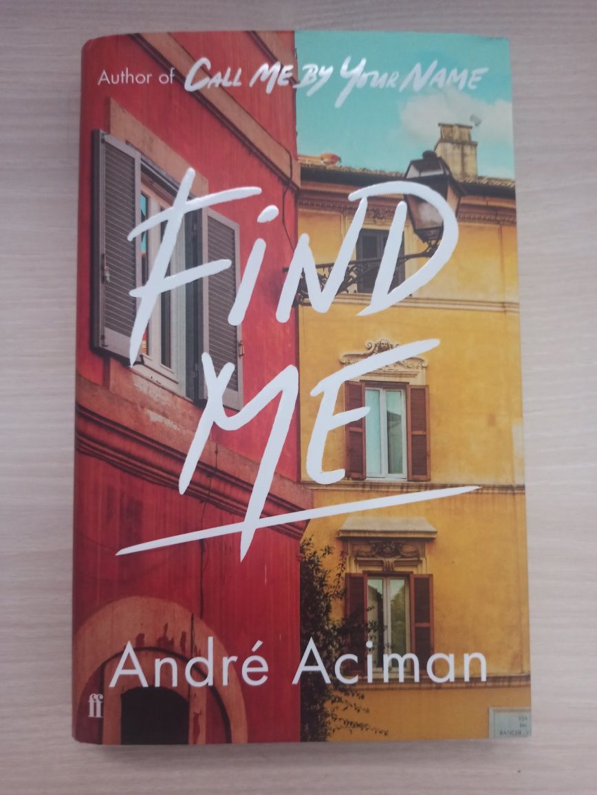 Livro "Find Me" de André Aciman (en)