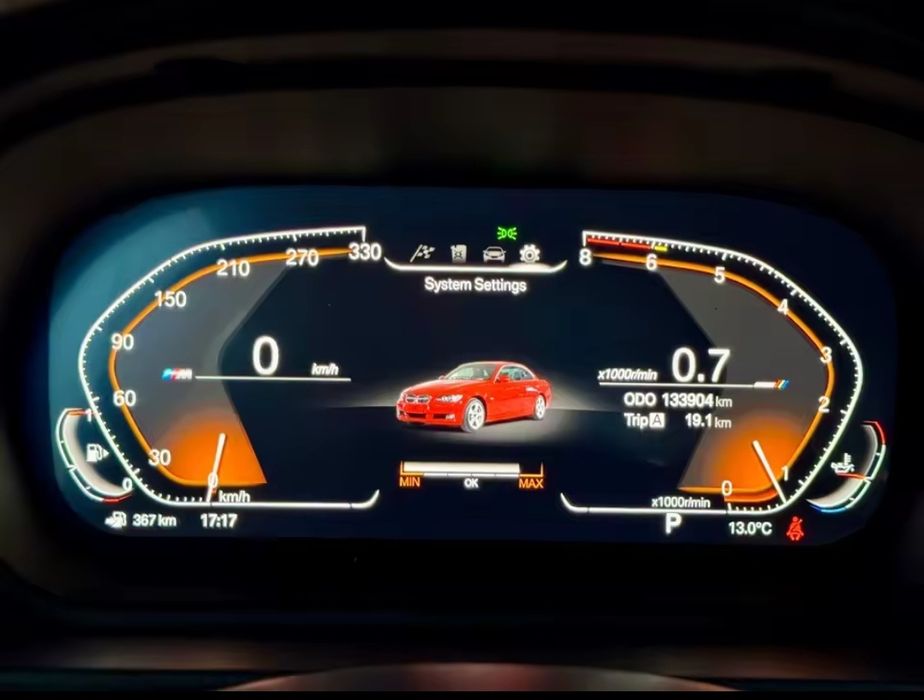 Quadrante Digital BMW E90 E91 E92 E93 (Novo)