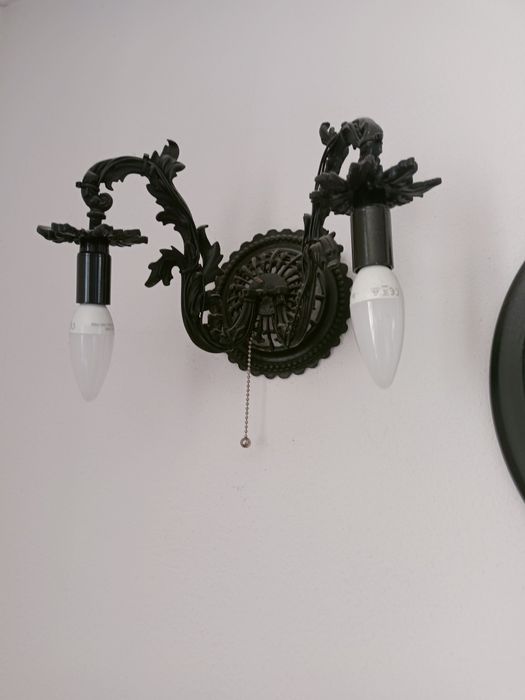 Żyrandol z mosiądzu