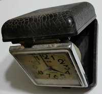 stary zegarek BUDZIK podróżny składany SLAVA