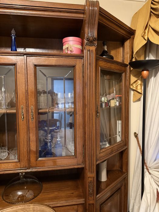 Movel de sala e de jantar madeira carvalho