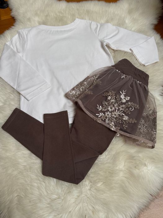Zestaw legginsy Nala handmade i bluzeczki