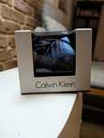 Krawat Calvin Klein granat i niebieski