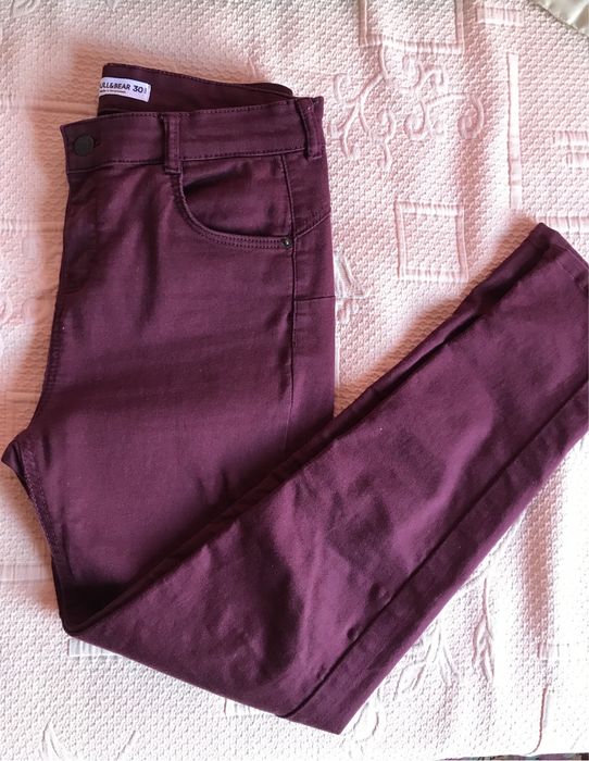 Calças Bordeaux, nr 40