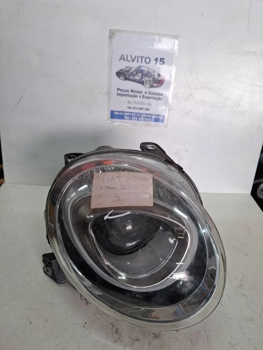 Farol Fiat 500 direito 2019